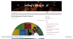 Desktop Screenshot of iwing.wordpress.com