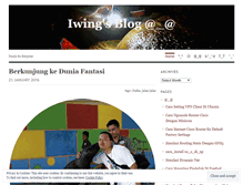 Tablet Screenshot of iwing.wordpress.com