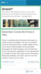 Mobile Screenshot of gracieintransition.wordpress.com