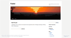 Desktop Screenshot of fadedshort.wordpress.com