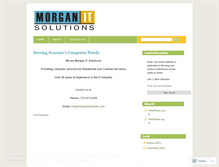 Tablet Screenshot of morganitsolutions.wordpress.com