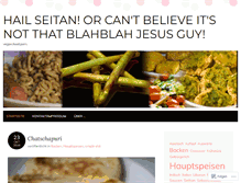 Tablet Screenshot of churchofseitan.wordpress.com