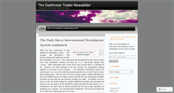 Desktop Screenshot of darkhorsetrader.wordpress.com