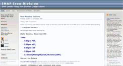 Desktop Screenshot of imafiron.wordpress.com