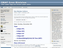 Tablet Screenshot of imafiron.wordpress.com