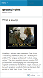 Mobile Screenshot of groundnotes.wordpress.com