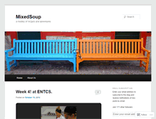 Tablet Screenshot of mixedsoup.wordpress.com