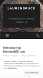 Mobile Screenshot of laurendarcybruce.wordpress.com