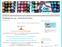 Tablet Screenshot of copiccreations.wordpress.com