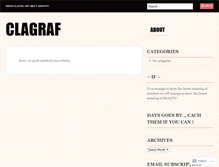 Tablet Screenshot of clagraf.wordpress.com