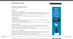 Desktop Screenshot of historiasdeavila.wordpress.com