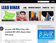 Tablet Screenshot of leadbihar.wordpress.com