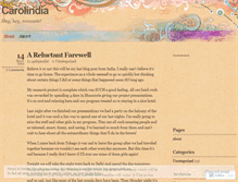 Tablet Screenshot of carolindia.wordpress.com