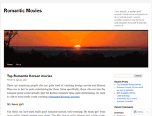 Tablet Screenshot of bestromanticmovies.wordpress.com