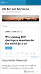 Mobile Screenshot of berlinno.wordpress.com