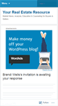 Mobile Screenshot of brandiwellsrealestate.wordpress.com