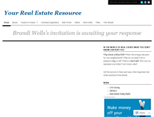 Tablet Screenshot of brandiwellsrealestate.wordpress.com