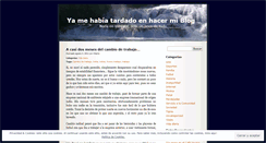 Desktop Screenshot of nohallenombre.wordpress.com