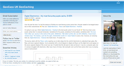 Desktop Screenshot of geocass.wordpress.com