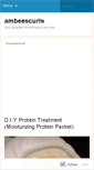 Mobile Screenshot of ambeescurls.wordpress.com