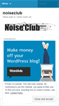 Mobile Screenshot of noiseclub.wordpress.com