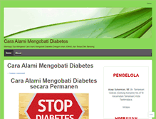 Tablet Screenshot of caramengobatidiabetes9192.wordpress.com