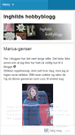 Mobile Screenshot of inghildshobbyblogg.wordpress.com