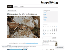 Tablet Screenshot of happylifelog.wordpress.com