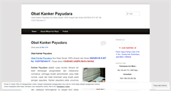 Desktop Screenshot of obatkankerpayudaramurah01.wordpress.com