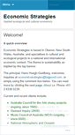 Mobile Screenshot of economicstrategies.wordpress.com