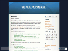 Tablet Screenshot of economicstrategies.wordpress.com