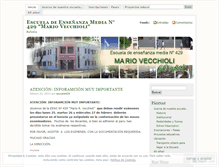 Tablet Screenshot of escuela429mvecchioli.wordpress.com