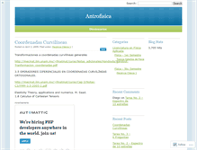 Tablet Screenshot of antrofisica.wordpress.com