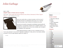 Tablet Screenshot of johngarbage.wordpress.com