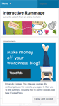 Mobile Screenshot of interactiverummage.wordpress.com