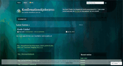 Desktop Screenshot of konfirmationskjoler2011.wordpress.com