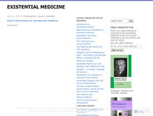 Tablet Screenshot of existentialmedicine.wordpress.com