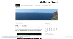 Desktop Screenshot of mulberrystreet.wordpress.com