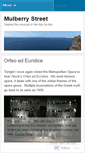 Mobile Screenshot of mulberrystreet.wordpress.com