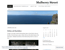 Tablet Screenshot of mulberrystreet.wordpress.com