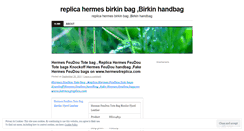 Desktop Screenshot of hermes4replica.wordpress.com