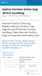 Mobile Screenshot of hermes4replica.wordpress.com