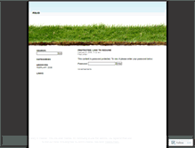Tablet Screenshot of folio.wordpress.com