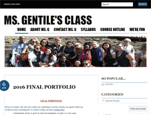 Tablet Screenshot of msgentile.wordpress.com