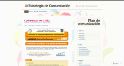Desktop Screenshot of caececomunicacion.wordpress.com