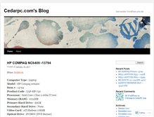 Tablet Screenshot of cedarpcvn.wordpress.com