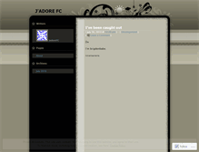 Tablet Screenshot of jadorefc.wordpress.com