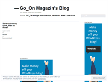 Tablet Screenshot of goonmagazin.wordpress.com