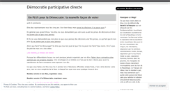 Desktop Screenshot of directdemocratie.wordpress.com