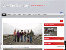 Tablet Screenshot of lowtidedrifters.wordpress.com